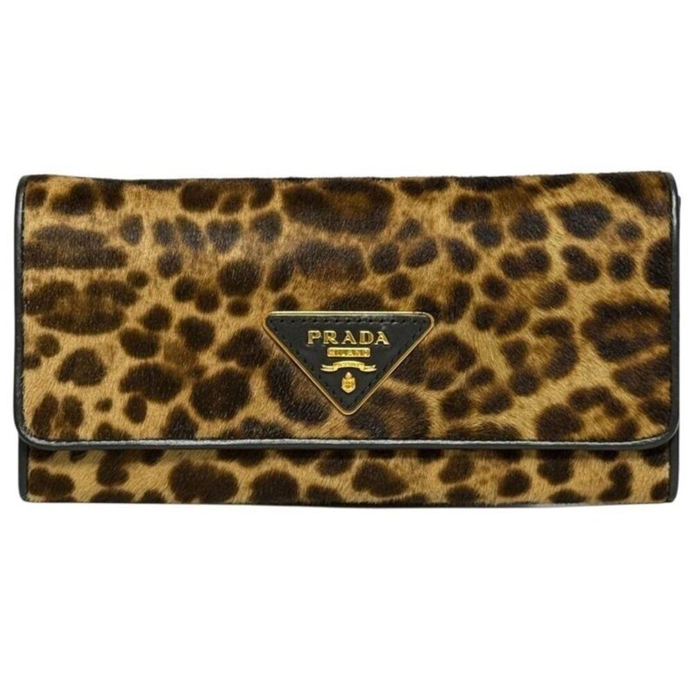 Prada Calfskin Long Wallet